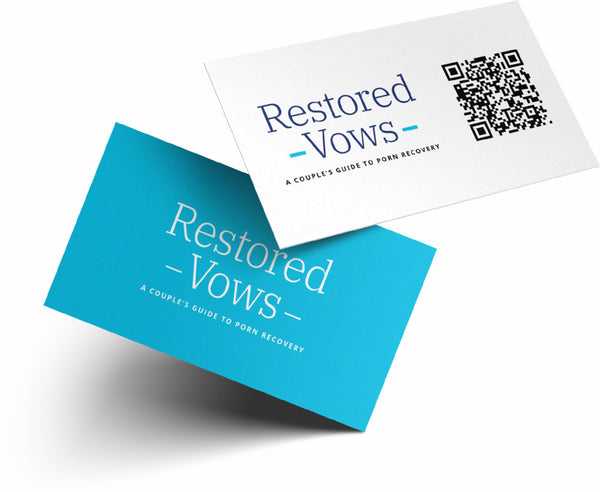 Christian Promotional RESTORED VOWS Vows Cards- FREE