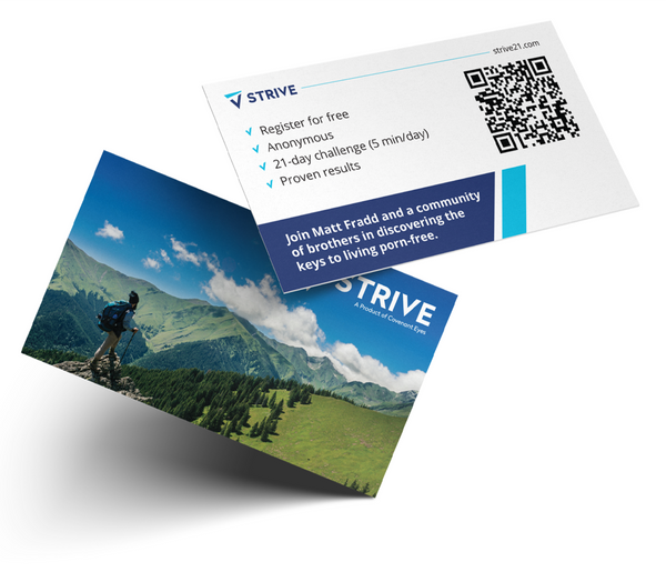 Christian Promotional STRIVE Cards- FREE for a Limited Time